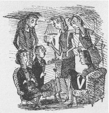 John Verney illustration from 'The Years of Grace'