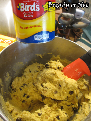 Custard Choc Chip Cookies