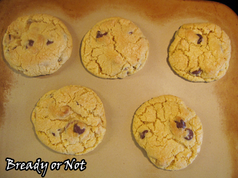 Custard Choc Chip Cookies