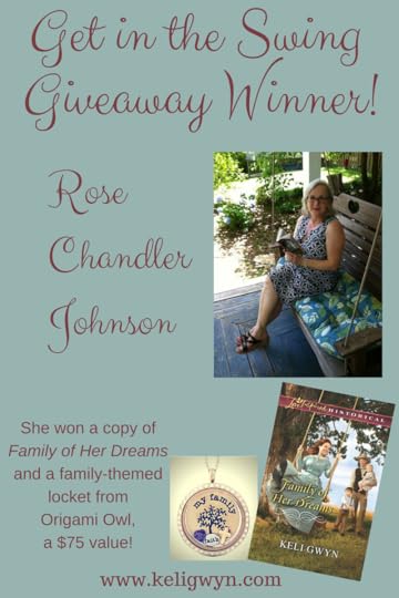 Get in the Swing Giveaway Winner