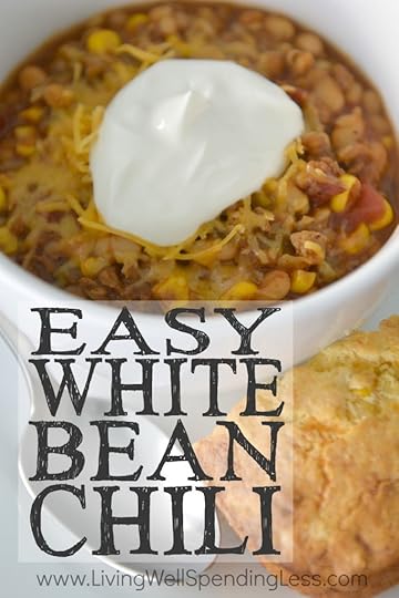 Easy White Bean Chili Vertical