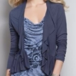 blue draping