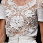 white lace dress