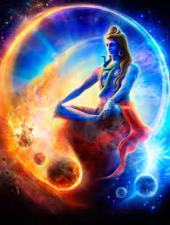 SHIVA IN RAINBOW COLORS