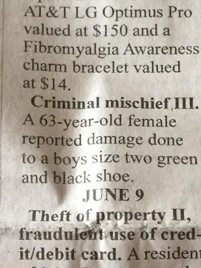 Shit just got real, y'all. That shoe was damaged in the scuffle.