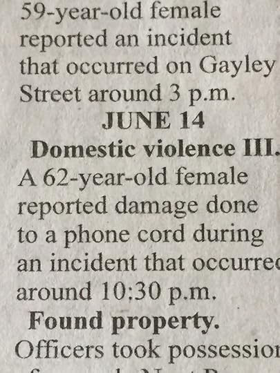 NOOOOOO! Not the phone cord! I mean, 