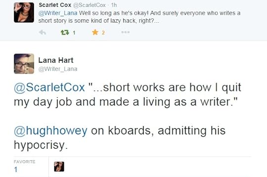 Given how rude he was in his blog posts, I didn't find this one overly harsh.