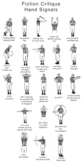 Fiction Critique Hand Signals