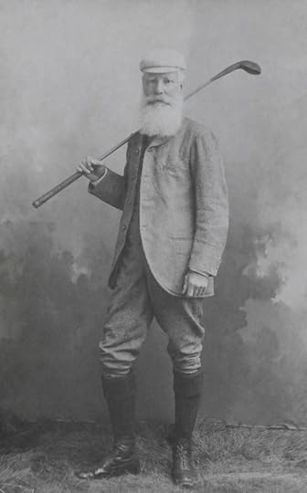 Captain Thomas Edward Gordon, late 14th Light Dragoons, in Bideford, Devon, where he lived in retirement and played golf at the famous Westward Ho! links (photo about 1900-1910, from my grandfather's collection).