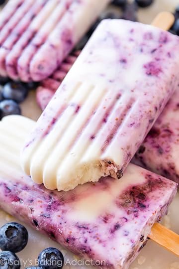 3 Ingredient Blueberry Yogurt Swirl Popsicles are definitely your new favorite summer treat!!