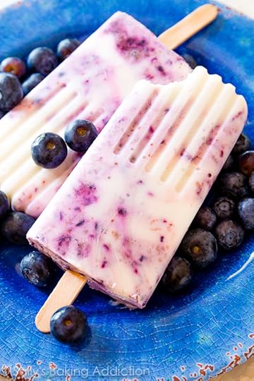 3 Ingredient Blueberry Yogurt Swirl Popsicles are definitely your new favorite summer treat!!