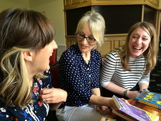 Kate Pankhurst, Helen Moss and Katherine Woodfine plot our next crime