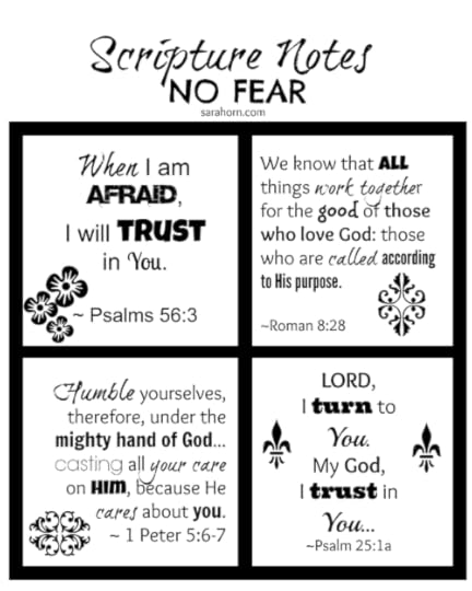 When Fear Creeps In, Speak Truth Out - FREE PRINTABLE | SaraHorn.com