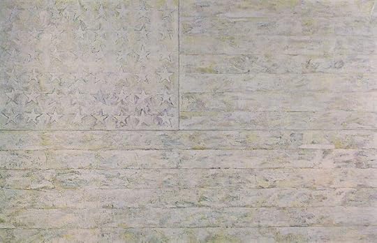 Jasper Johns' famous whitewashed flag