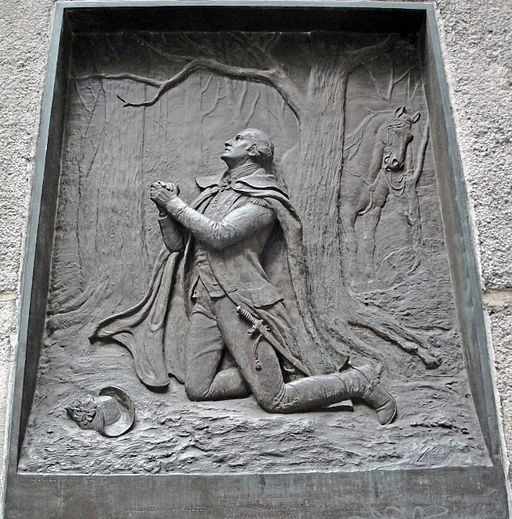 Federal Hall George Washington in Prayer