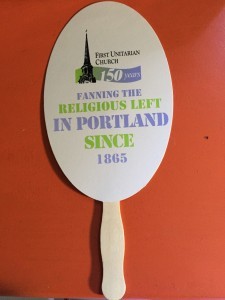 The Unitarian Church's answer to the one hundred degrees temperature