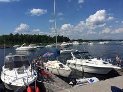 Beautiful docks at Beausoleil Island.