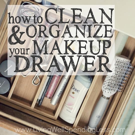 How to Clean & Organize Your Makeup Drawer Square