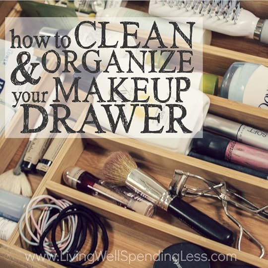 How to Clean & Organize Your Makeup Drawer Square 2