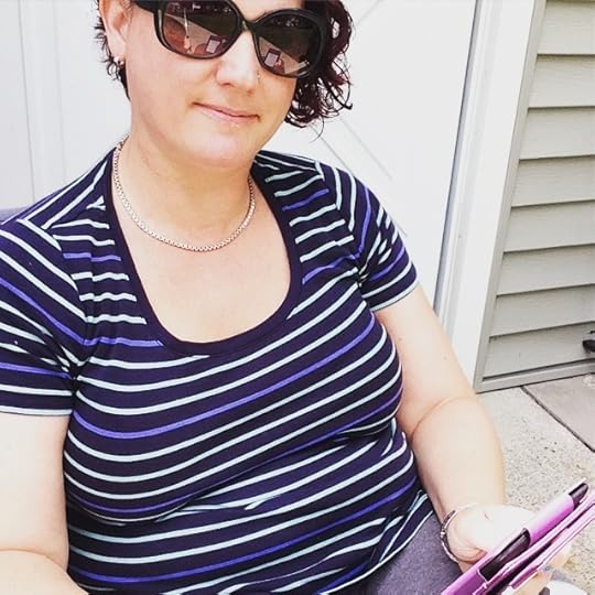 I #amreading outside on this beautiful day! Since I just finished working on my short story. #amediting #ig2015 #dailyphoto #365days