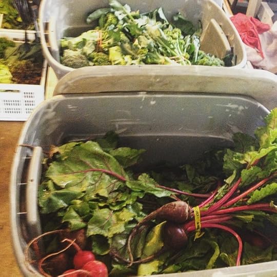 Setting up at the CSA today! Lots of great veggies for this week! #365days #dailyphoto #ig2015