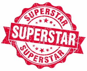 superstar grunge red stamp