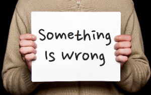 Something's wrong