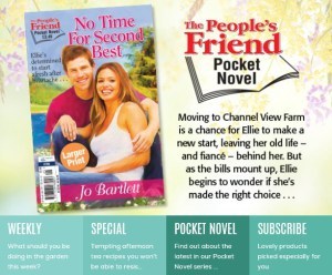 People's friend pocket novel banner