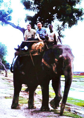 Jack and his friend Ken in Northern India.