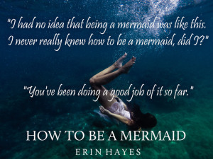 Underwater photo of a human diving in blue sea water