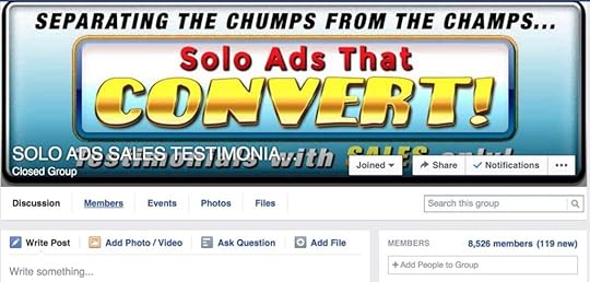Solo Ads Facebook group