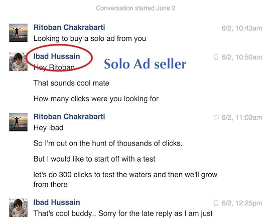 Solo Ads FB Message