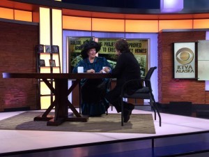 CBS Channel 11 reporter Rhonda McBride interviewed author Laurel Downing Bill, who shared bits and pieces about some colorful characters that helped make Anchorage the wonderful city it has become over the past 100 years.