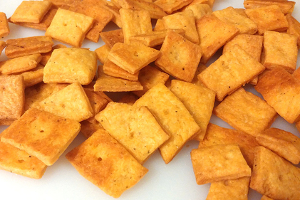 Making Homemade Cheez-Its