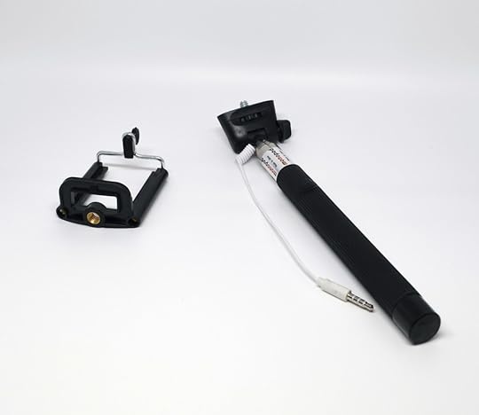 You get the Monopod foundation and the adjustable phone holder.