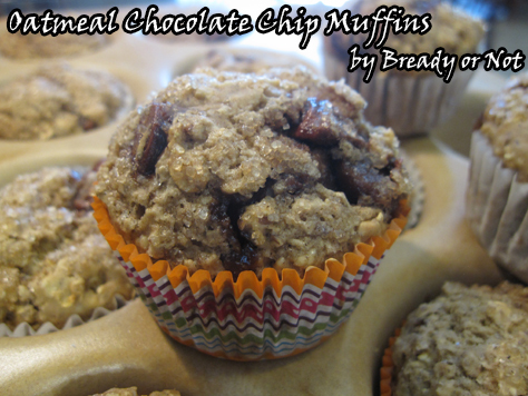 Oatmeal Choc Chip Muffins