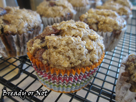 Oatmeal Choc Chip Muffins
