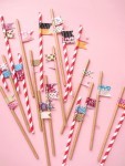 Washi Tape Straws via Paper & Pin