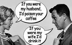 man woman bickering