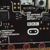 The new BBC MicroBit (Credit: Rory Cellan-Jones/BBC News)