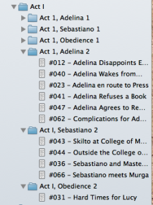 Dividing acts into POV chunks
