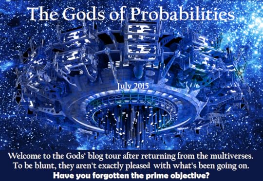 Author Liza O'Connor discusses telling time in space with THE GODS OF PROBABILITIES blog tour.