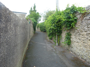 the lane where we did our lsitenin