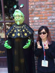 Akemi with Osaka's favorite Colonel