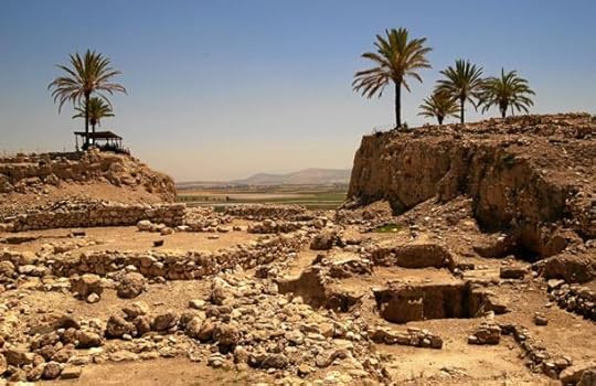 The ruins of Tel Megiddo