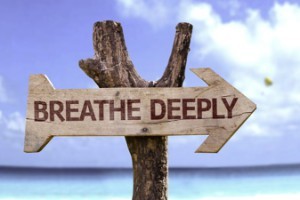 Breathe in. Breathe out.