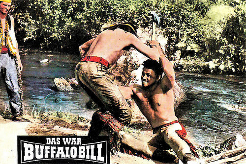 Gordon Scott and Mirko Ellis in Buffalo Bill, l'eroe del Far West (1965)