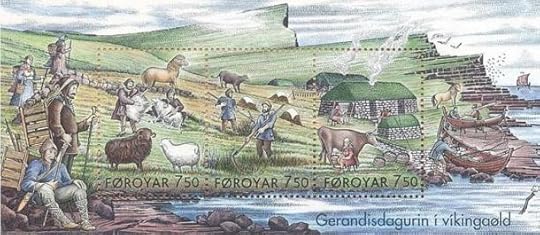 Stamps Showing Everyday Life in the Viking Age