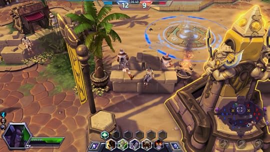 Fine details on the Sky Temple map in Heroes of the Storm