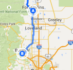Fort Collins to Boulder